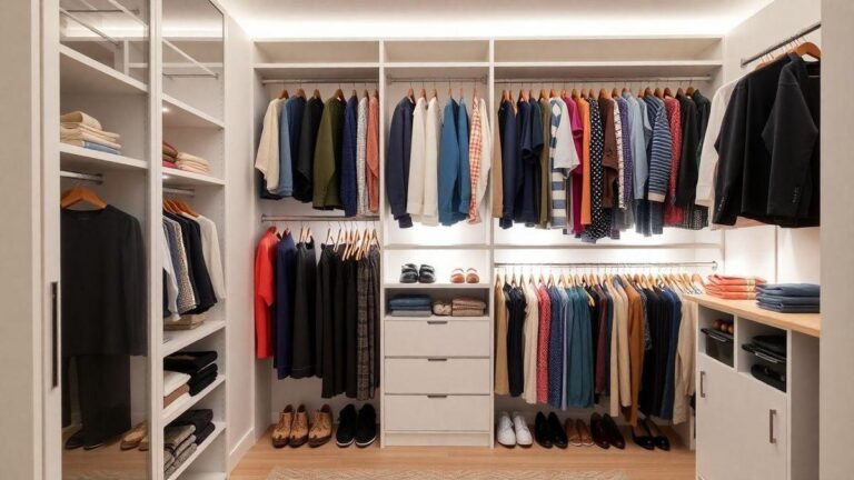 Dicas para otimizar a limpeza do closet