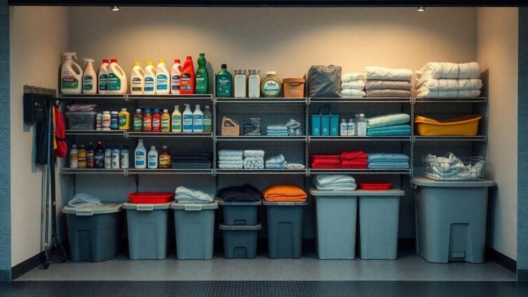 Dicas para organização de equipamentos de limpeza